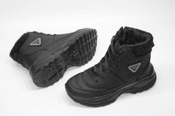 CASSO ORTOPEDİK HAFİF TABAN FERMUARLI KOLAY GİYİM YÜKSEK KALIN TABAN KIZ ÇOCUĞU KIŞLIK BOT - 10