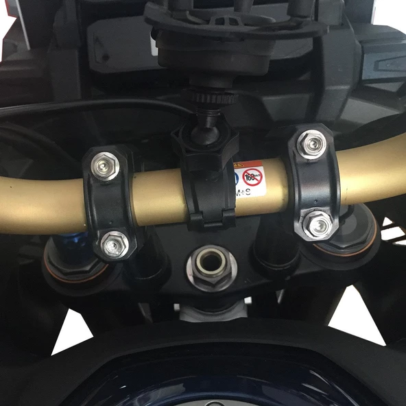 GP Kompozit Honda Africa Twin CRF1000L / CRF1100L 2016-2024 Uyumlu Gidon Yükseltme Siyah - 4