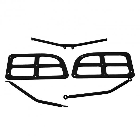 GP Kompozit Honda CRF250L / CRF250 Rally 2017-2020 Uyumlu Yan Çanta Demiri Alüminyum - 2