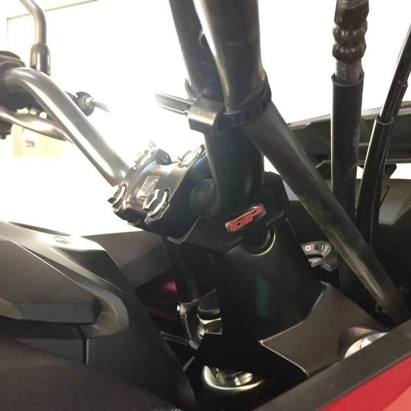GP Kompozit Honda NC 700 X-S / NC 750 X-S 2012-2024 Uyumlu Gidon Yükseltme Siyah - 5