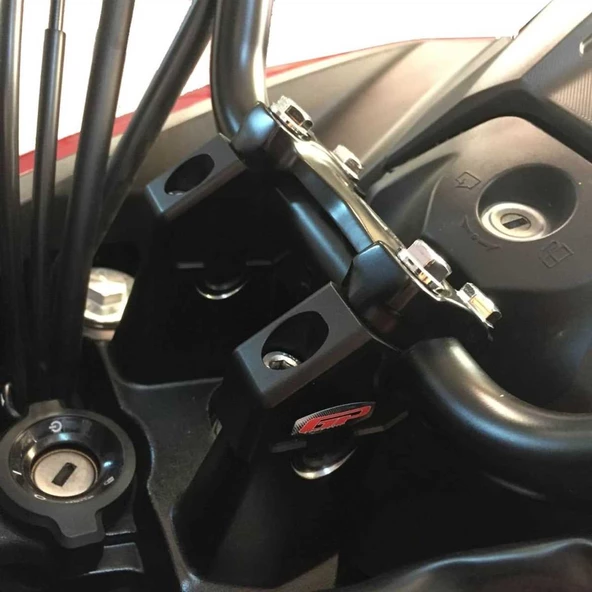 GP Kompozit Honda NC 700 X-S / NC 750 X-S 2012-2024 Uyumlu Gidon Yükseltme Siyah - 7