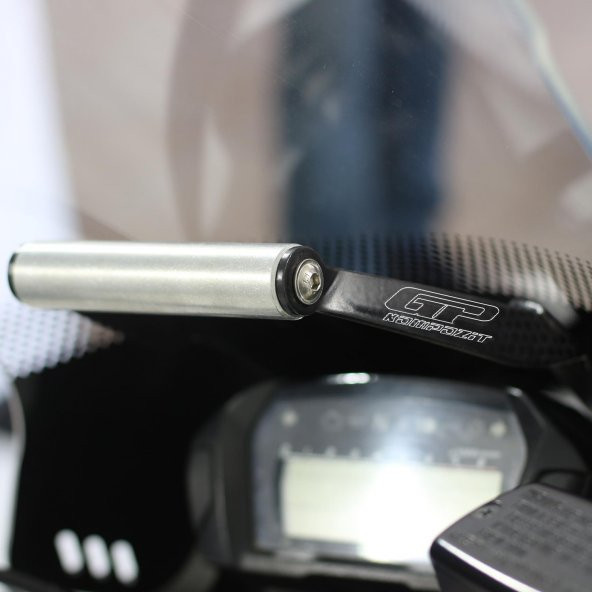 GP Kompozit Honda NC 700 S / NC 750 S 2012-2020 Uyumlu Telefon / Navigasyon Tutucu Gri - 3