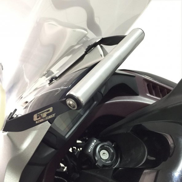 GP Kompozit Honda NC 700 D / NC 750 D Integra 2012-2020 Uyumlu Telefon / Navigasyon Tutucu Alüminyum - 3