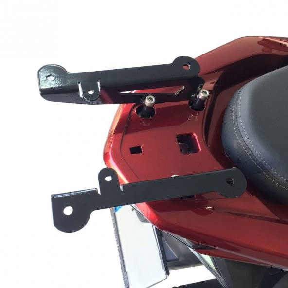 GP Kompozit Honda PCX 125 / 150 2011-2024 Uyumlu Arka Çanta Demiri Siyah - 2