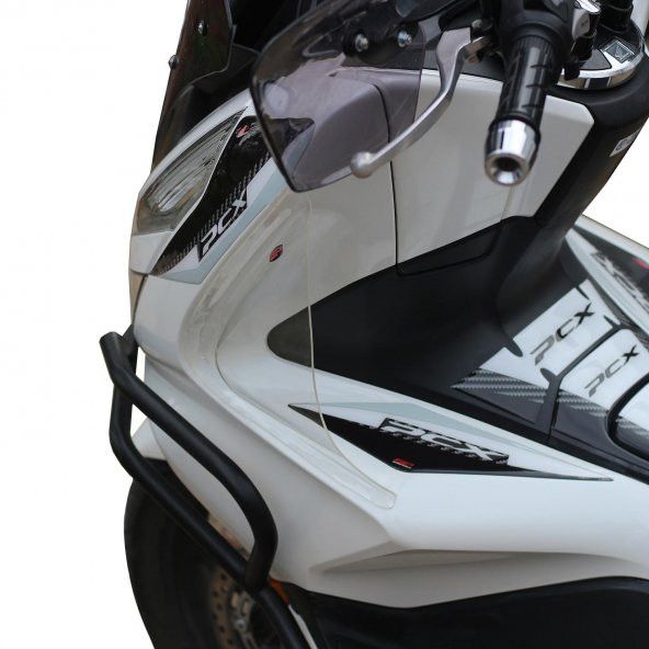 GP Kompozit Honda PCX 125 / 150 2018-2020 Uyumlu Bacak Koruma Siyah - 3