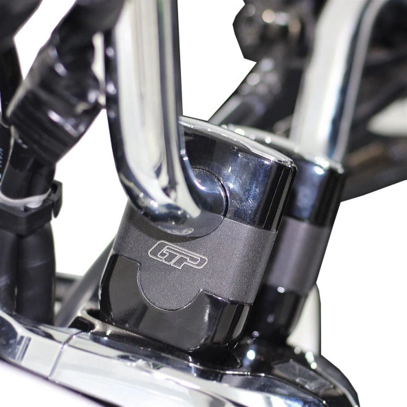 GP Kompozit Honda PCX 125 / 150 2018-2024 Uyumlu Gidon Yükseltme Siyah - 7