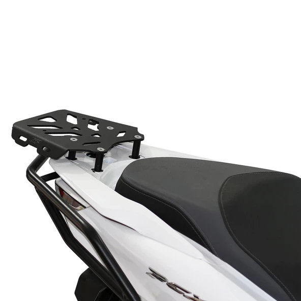 GP Kompozit Honda PCX 125 2011-2024 Uyumlu Çanta Demiri Siyah - 3