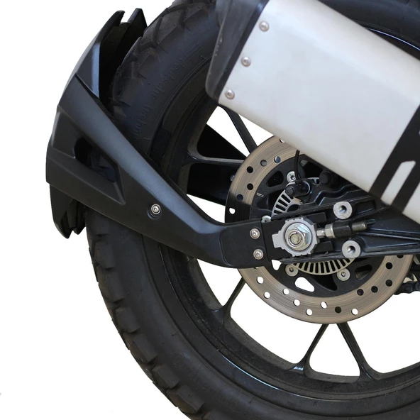 GP Kompozit KTM 250 / 390 Adventure 2020-2024 Uyumlu Arka Çamur Sıyırıcı Siyah - 4