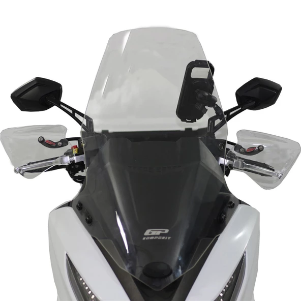 GP Kompozit Kymco X-Town 250i 2020 Uyumlu Ön Cam Şeffaf - 7