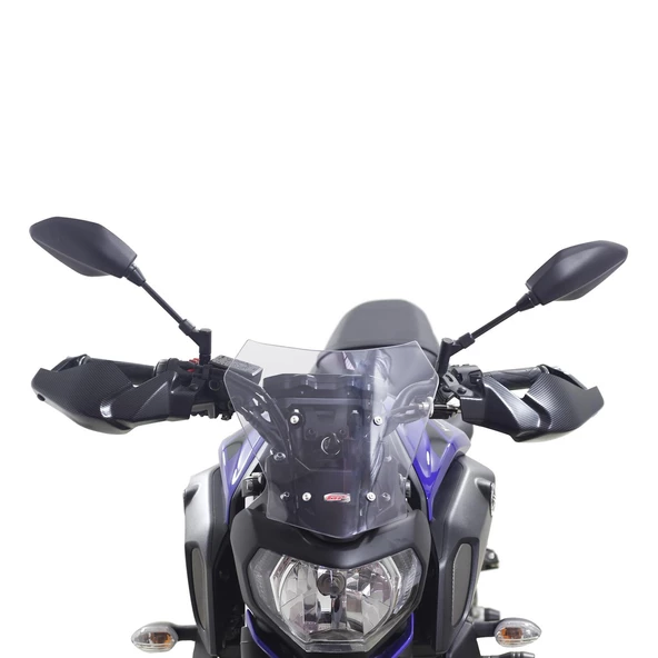 GP Kompozit Yamaha MT-07 2018-2020 Uyumlu Spor Ön Cam Şeffaf - 3
