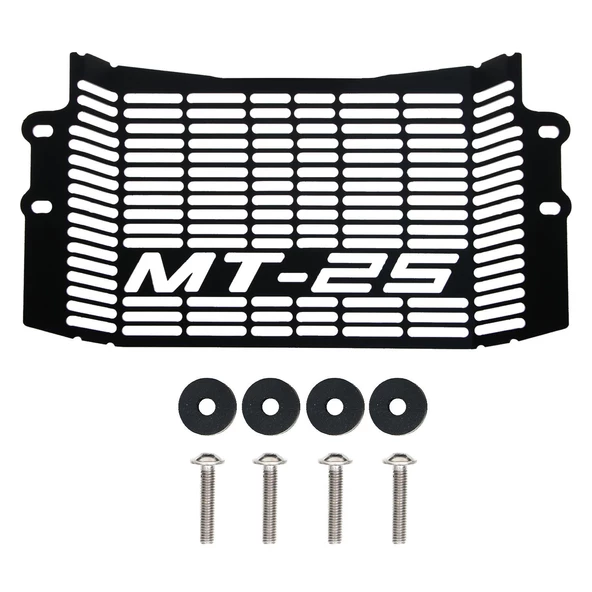 GP Kompozit Yamaha MT-25 2020-2024 Uyumlu Radyatör Koruma Siyah - 3