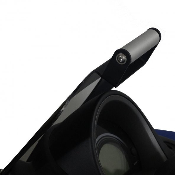 GP Kompozit Yamaha NMAX 125 / 155 2015-2020 Uyumlu Telefon / Navigasyon Tutucu Gri - 4