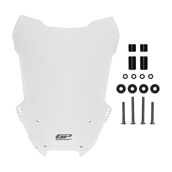 GP Kompozit Yamaha NMAX 125 / 155 2015-2020 Uyumlu Ön Cam Şeffaf - 4
