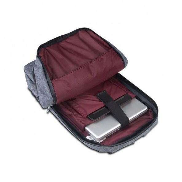BP-MS504 Messina 15.6 Laptop Sırt Çantas-Gri - 2