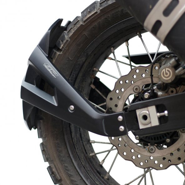 GP Kompozit Yamaha Tenere 700 2019-2023 Uyumlu Arka Çamur Sıyırıcı Siyah - 5