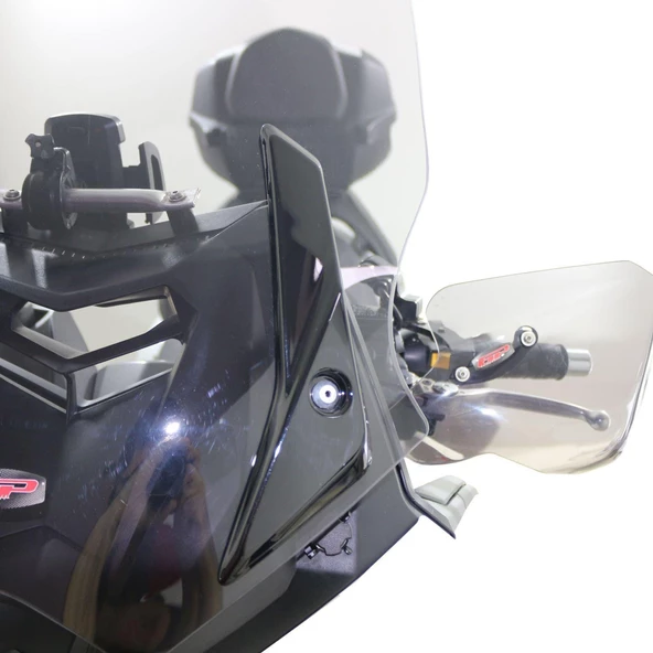 GP Kompozit Yamaha Tmax 2015-2018 Uyumlu Tur Camı Şeffaf - 5