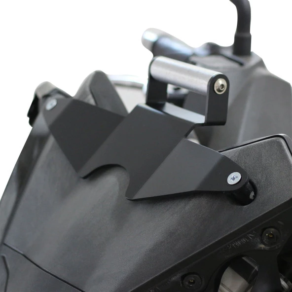 GP Kompozit Yamaha XMAX 250 / 400 2014-2017 Uyumlu Telefon / Navigasyon Tutucu Gri - 7