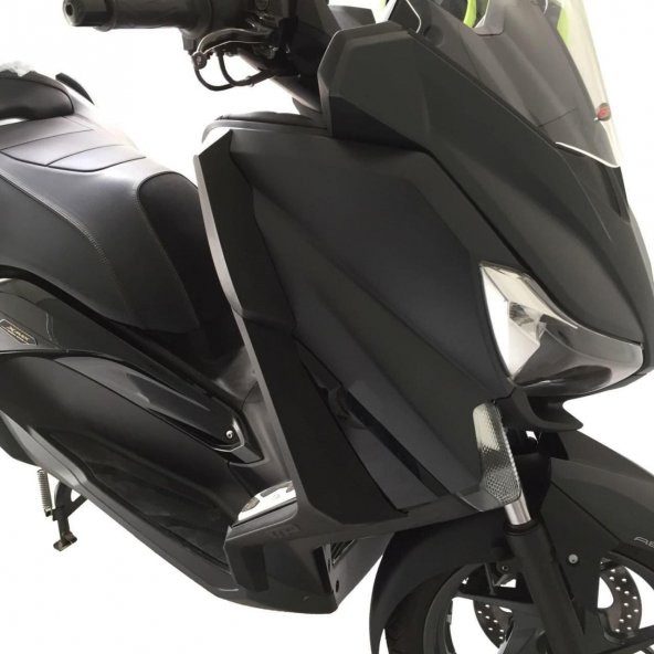 GP Kompozit Yamaha XMAX 250 / 400 2014-2017 Uyumlu Bacak Koruma Siyah - 5