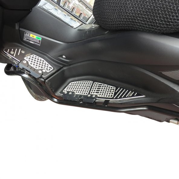 GP Kompozit Yamaha XMAX 250-400 2018-2022 Uyumlu Koruma Demiri Siyah - 4