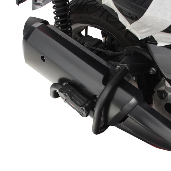 GP Kompozit Yamaha XMAX 250 2018-2024 Uyumlu Egzoz Koruma Demiri Siyah - 5