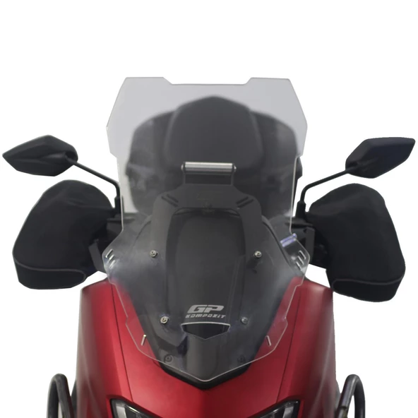 GP Kompozit Yamaha NMAX 125 / 155 2021-2024 Uyumlu Ön Cam Füme
