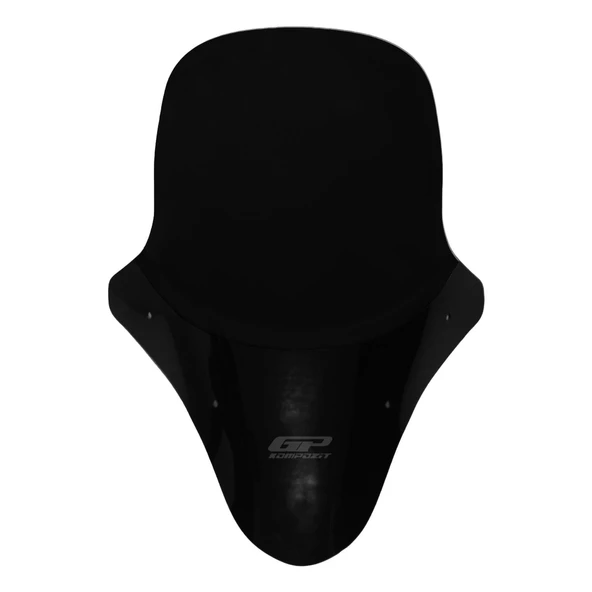 GP Kompozit Honda PCX 125 2018-2020 Uyumlu Ön Cam Siyah - 2