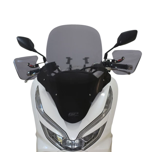 GP Kompozit Honda PCX 125 2018-2020 Uyumlu Ön Cam Siyah - 6