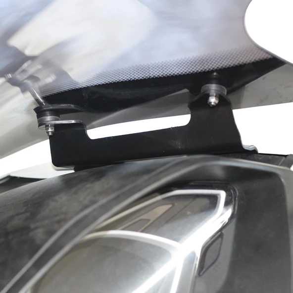GP Kompozit Honda PCX 125 2018-2020 Uyumlu Ön Cam Siyah - 4