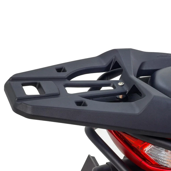 GP Kompozit Yamaha NMAX 125 / 155 2021-2024 Uyumlu Arka Çanta Demiri Siyah - 3