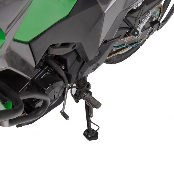 GP Kompozit Kawasaki Versys X300 2017-2020 Uyumlu Ayak Genişletme Siyah - 3