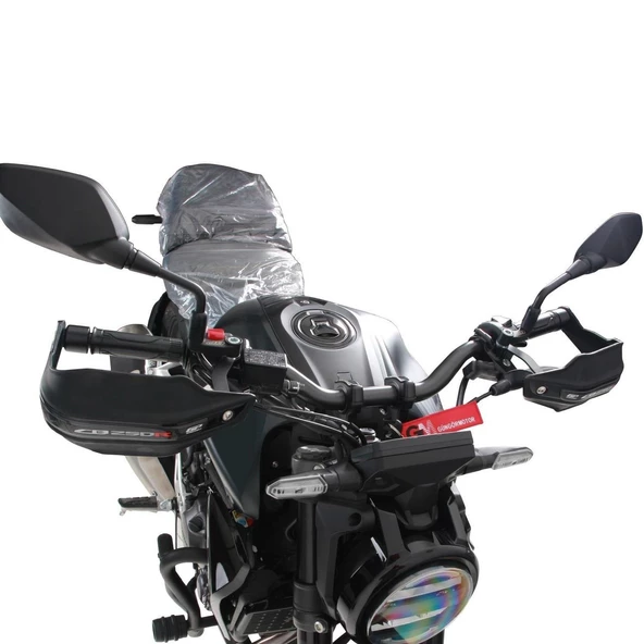 GP Kompozit Honda CB250R 2018-2024 Uyumlu Plastik Elcik Koruma Siyah - 3