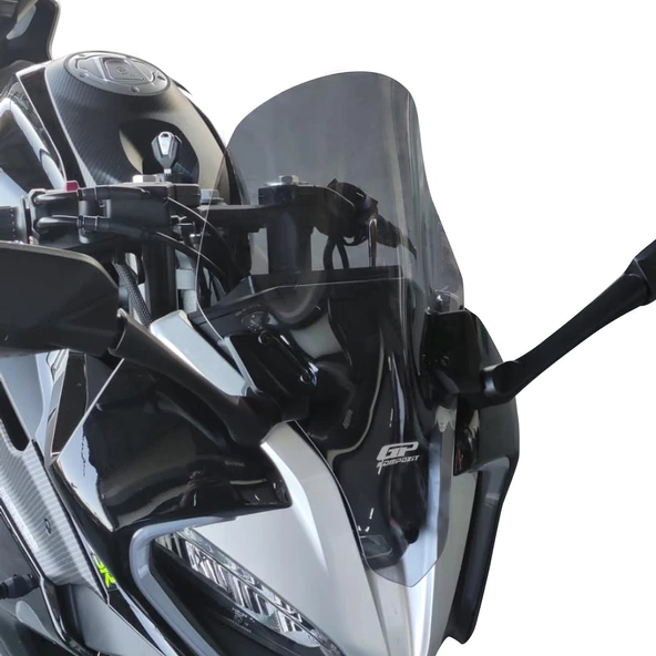 GP Kompozit CF Moto 250 SR 2020-2024 Uyumlu Ön Cam Siyah - 2