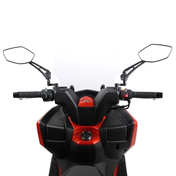 GP Kompozit Kymco DT X360 2021-2023 Uyumlu Ayna Genişletme Siyah - 5