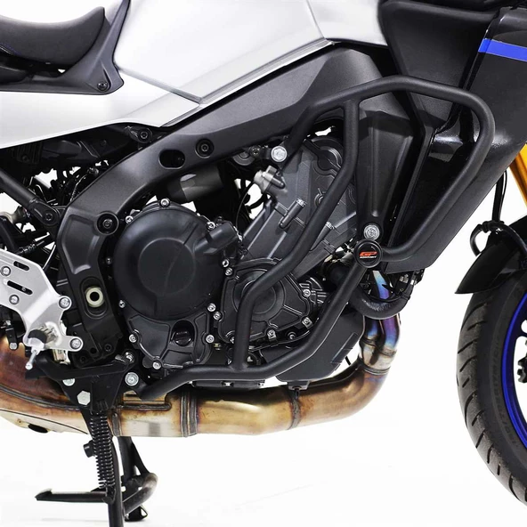 GP Kompozit Yamaha MT-09 Tracer / GT 2021-2024 Uyumlu Motor Koruma Demiri Siyah - 2