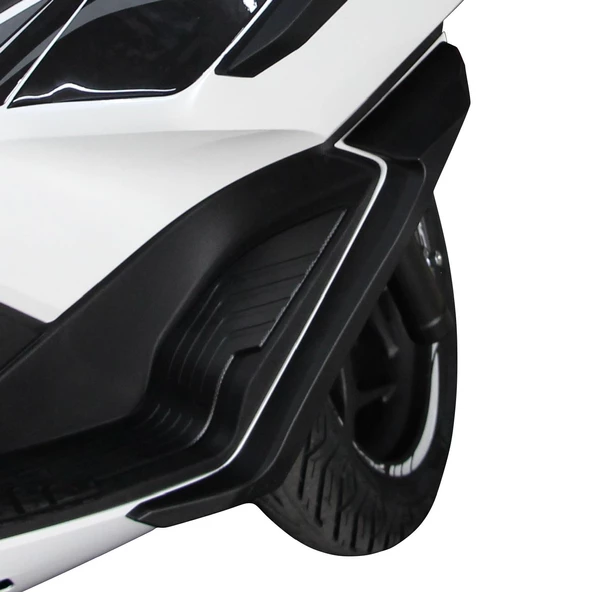 GP Kompozit Honda PCX 125 / 150 2021-2024 Uyumlu Alt Bacak Koruma Siyah - 4
