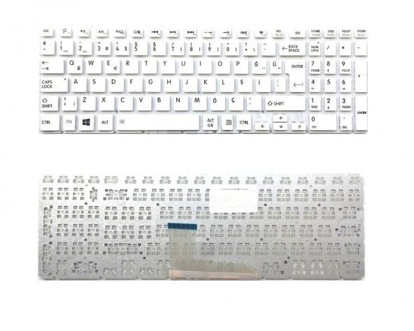 Toshiba Satellite C55-C, C70-C, C70D-C Klavye Beyaz TR - 2