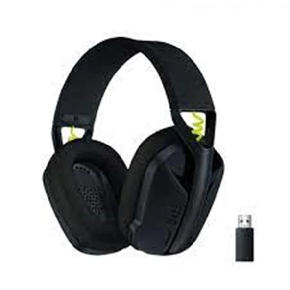 Logitech 981-001050 G435 Black-Neon Mikrofonlu LightSpeed Kablosuz Gaming (Oyuncu) Kulaklık ürün görseli 1
