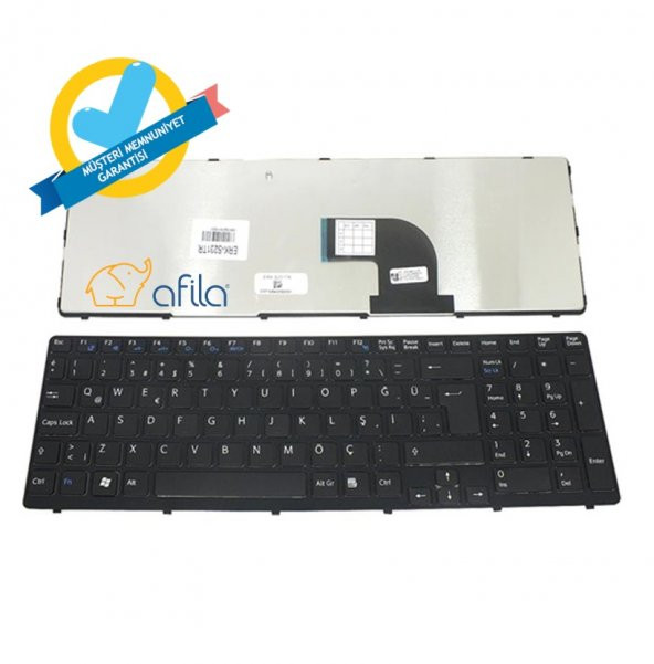 Sony Vaio SVE15, SVE17 Notebook Klavye Siyah TR / KL798BTR