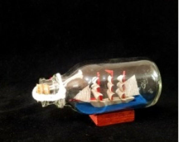 Cam Şişe İçinde Gemi Maketi 7x 4,5