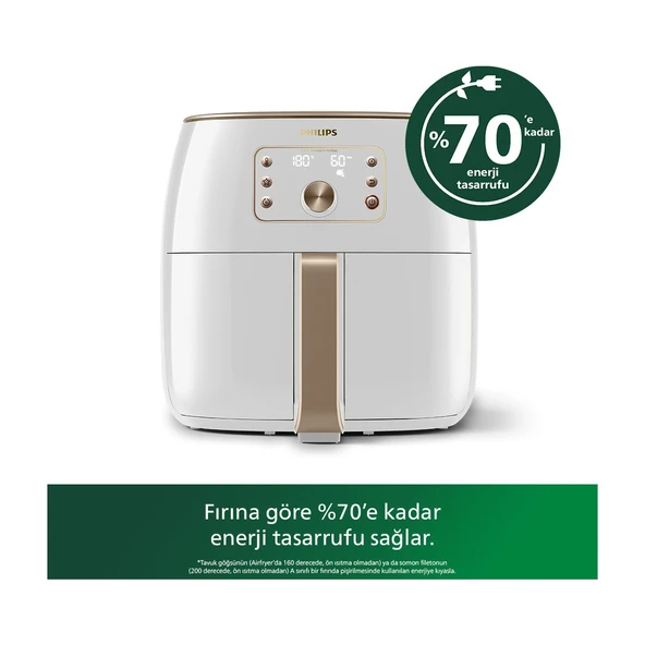 HD9870/20 Premium Airfryer XXL Beyaz Sıcak Hava Fritözü - 3