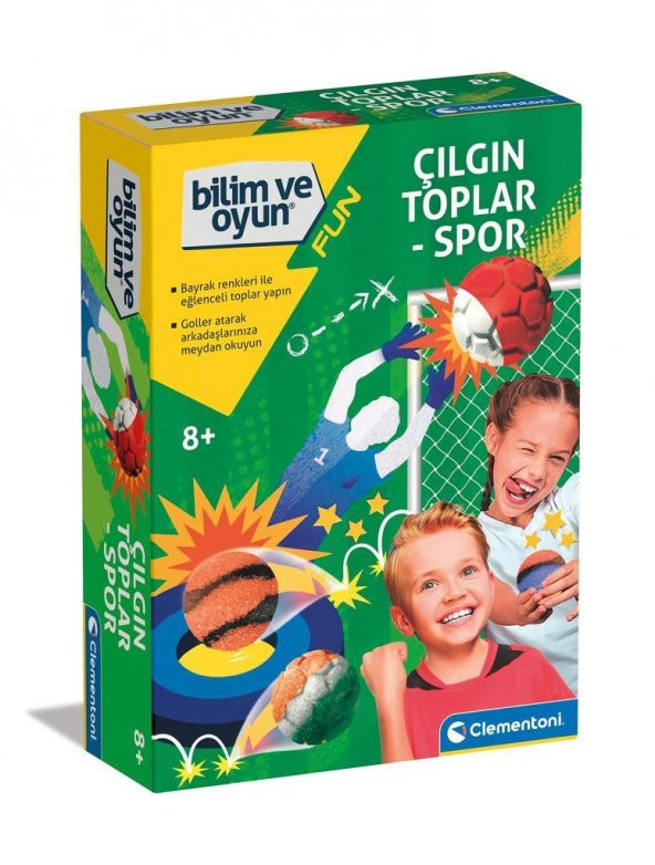 Clementoni Bilim ve Oyun Çılgın Toplar Spor 64323