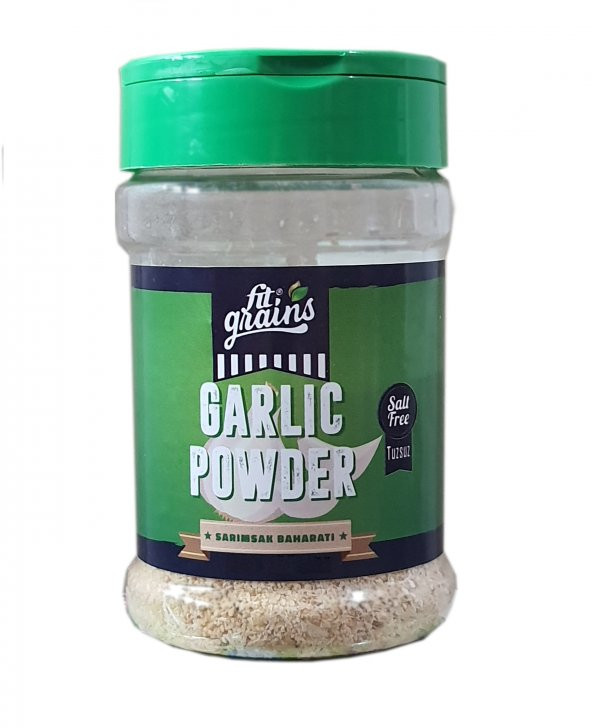 Fit Grains Garlic Powder Tuzsuz Sarımsak Baharatı 80 Gr