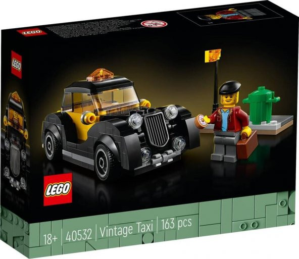 LEGO Icons 40532 Vintage Taxi ürün görseli 1