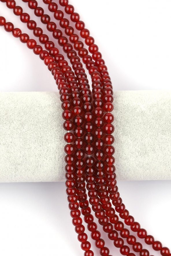 Akik ( A Kalite ) Doğal Taş Dizi 6 mm Küre Kesim ürün görseli