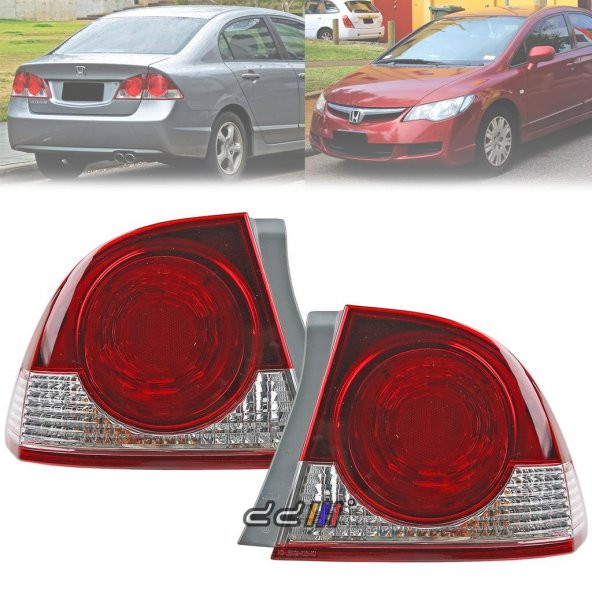 HONDA CİVİC SAĞ + SOL ARKA STOP LAMBASI TAKIMI 20072009