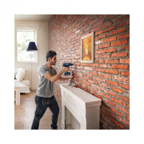 BOSCH GSB 180-LI 18V 2Ah ÇİFT AKÜLÜ DARBELİ VİDALAMA - 5