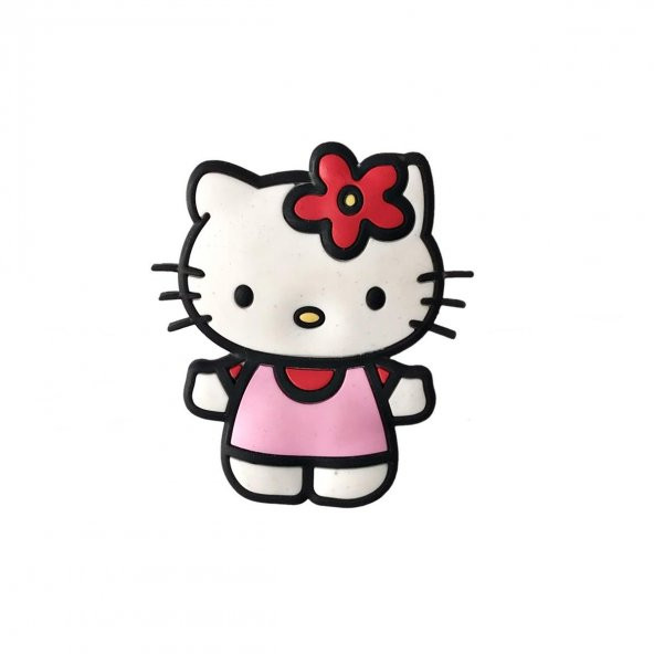 Çocuk Odası Mobilya Kulp Dolap Düğme Hello Kity Pembe