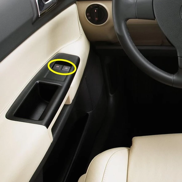 Seat Cordoba 2003-2009 Ön Kapı Camları Açma Düğmesi Çiftli 6Q0959858 - Resim 5