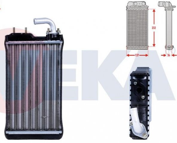 TOFAŞ M131 KALORİFER RADYATÖRÜ (8501104) - 1