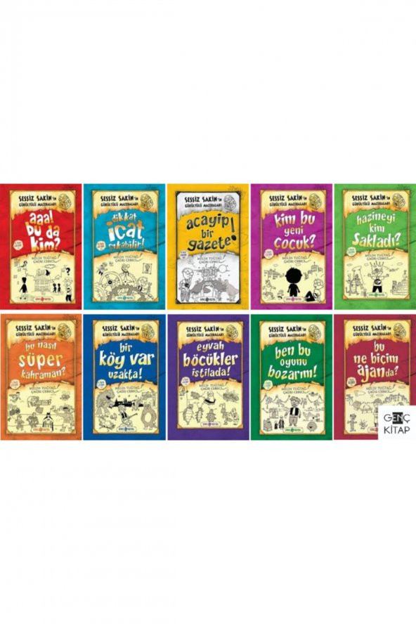 Sessiz Sakin 10 Kitap Full Set Melih Tuğtağ Sessiz Sakinin Gürültülü Maceraları